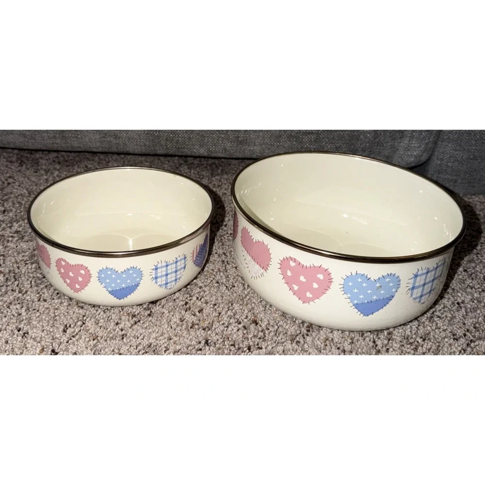 Vintage Auntie Em Heart to Heart Nesting Storage Bowls
